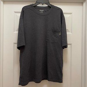 Wolverine Men's Knox Short Sleeve Wicking T-Shirt W/Pocket Gray Size Large